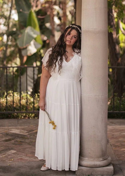 Zuri Dress - MISMIJK24151-W-WHT-XXS