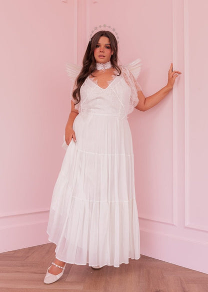 Zuri Dress - MISMIJK24151-W-WHT-XXS